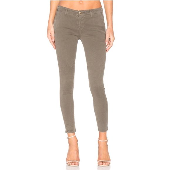 THE GREAT. Pants - NEW | The Great. The Skinny Slack Olive Green 28
